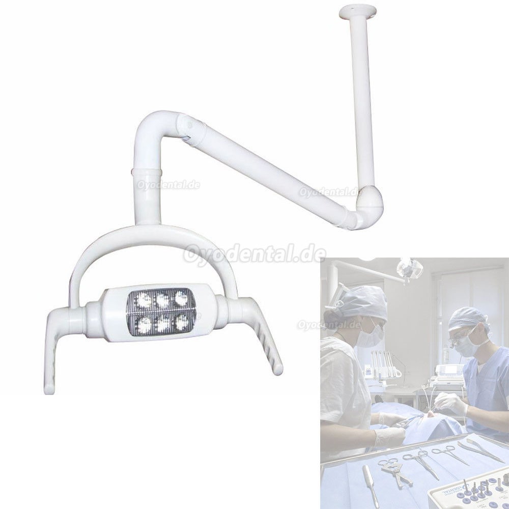 2018 Dental 8W Chirurgische Deckenleuchte LED Chirurgisch Licht Lampe mit Stützarm