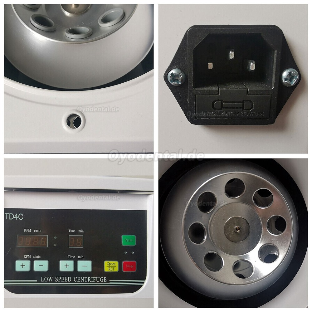 Tisch-Dentallabor digitale Schleudergussmaschine Zentrifuge 4000 U/min