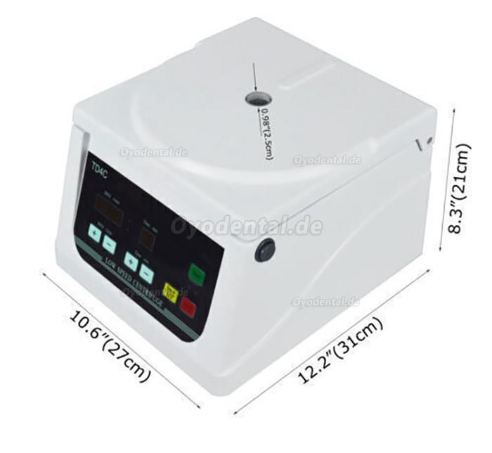 Tisch-Dentallabor digitale Schleudergussmaschine Zentrifuge 4000 U/min