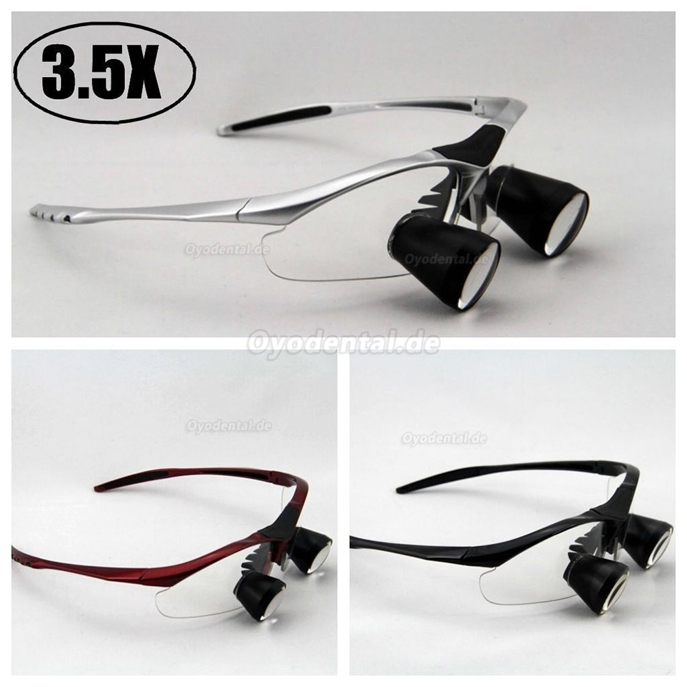 3.5X zahnmedizinische Lupe binokulare medizinische chirurgische Lupe TTL-Reihen-schwarze Farbe 3.5X zahnmedizinische Lupe binokulare medizinische chirurgische Lupe TTL-Reihen-schwarze Farbe