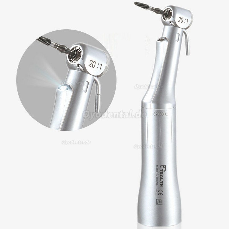 Tealth 3203CHL Dental Faseroptik 20: 1 Grünes Winkelstück Zahnarzt LED Implantat Handstück Tealth 3203CHL Dental Faseroptik 20: 1 Grünes Winkelstück Zahnarzt LED Implantat Handstück