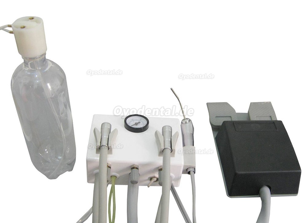 Tragbare Dentalturbine Einheit Arbeit mit Luft Kompressor Wasser Handstück Spritze