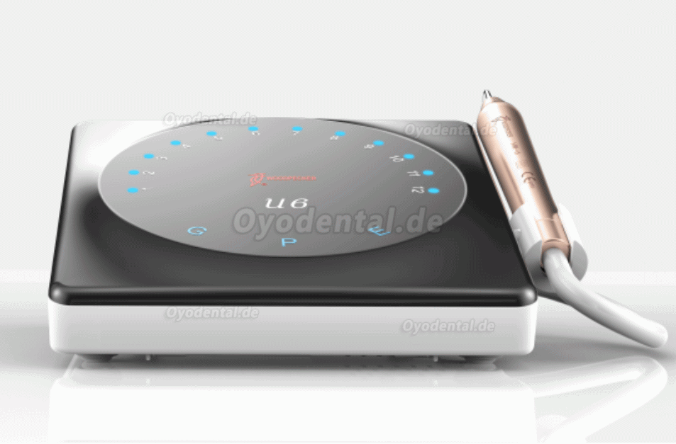 Woodpecker U6 Ultraschall Zahnsteinentferner mit LED Handstück Berührungsempfindlicher Bildschirm