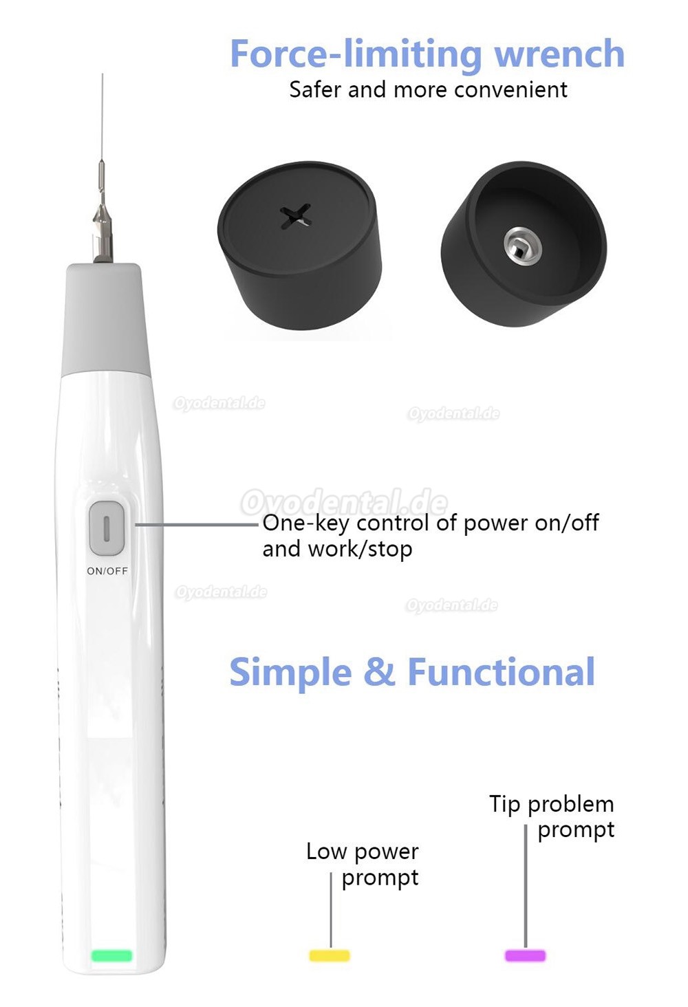 COXO Ultra Smart Endodontisches Ultraschall-Aktivator-Wurzelkanal-Irrigator-Handstück