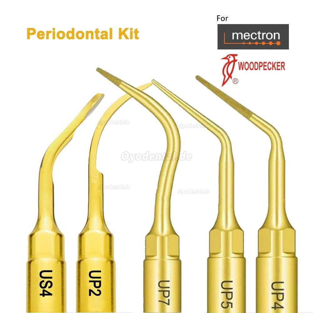 Woodpecker Ultraschall Parodontal Spitzen Kit für die Mektron Piezochirurgie Specht Ultraschall