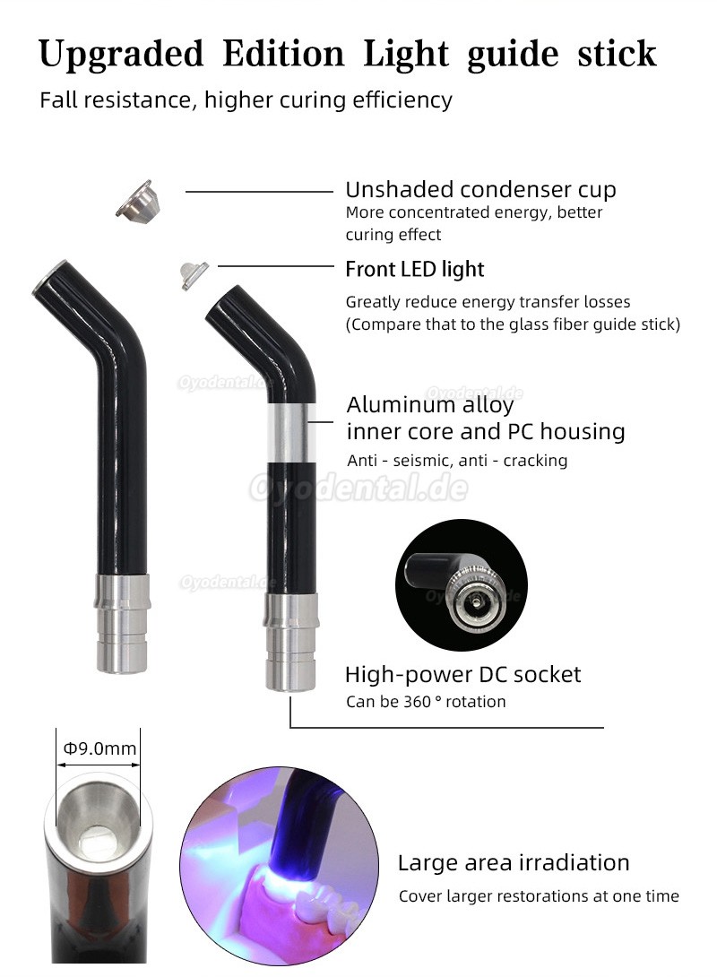 LY®Dental Polymerisationslampe 1500mw wireless kabellose LED-Lampe