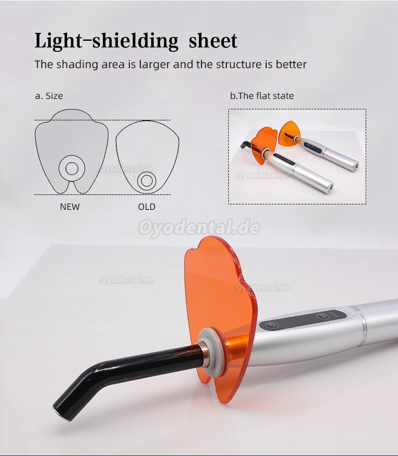 LY®Dental Polymerisationslampe 1500mw wireless kabellose LED-Lampe