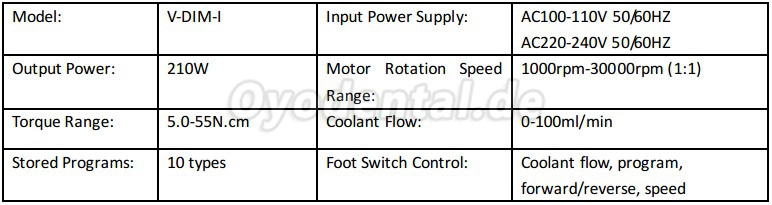 Victory® Elite Dental Implant Motor V-DIM-I 