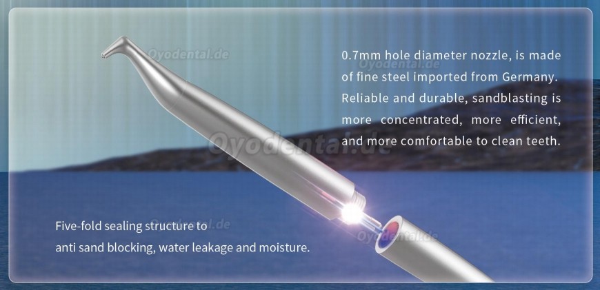 VRN® DQ-80 Ultraschallscaler mit Pulverstrahlgerät Parodontale Skalierung Wurzelkanalspülung VRN® DQ-80 Ultraschallscaler mit Pulverstrahlgerät Parodontale Skalierung Wurzelkanalspülung