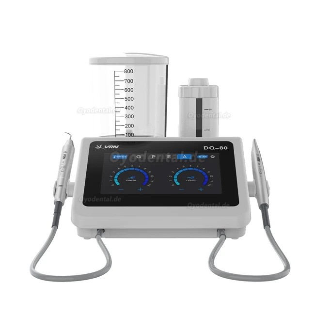 VRN® DQ-80 Ultraschallscaler mit Pulverstrahlgerät Parodontale Skalierung Wurzelkanalspülung