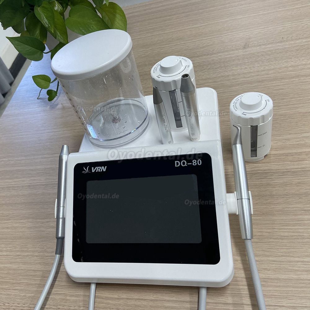 VRN® DQ-80 Ultraschallscaler mit Pulverstrahlgerät Parodontale Skalierung Wurzelkanalspülung
