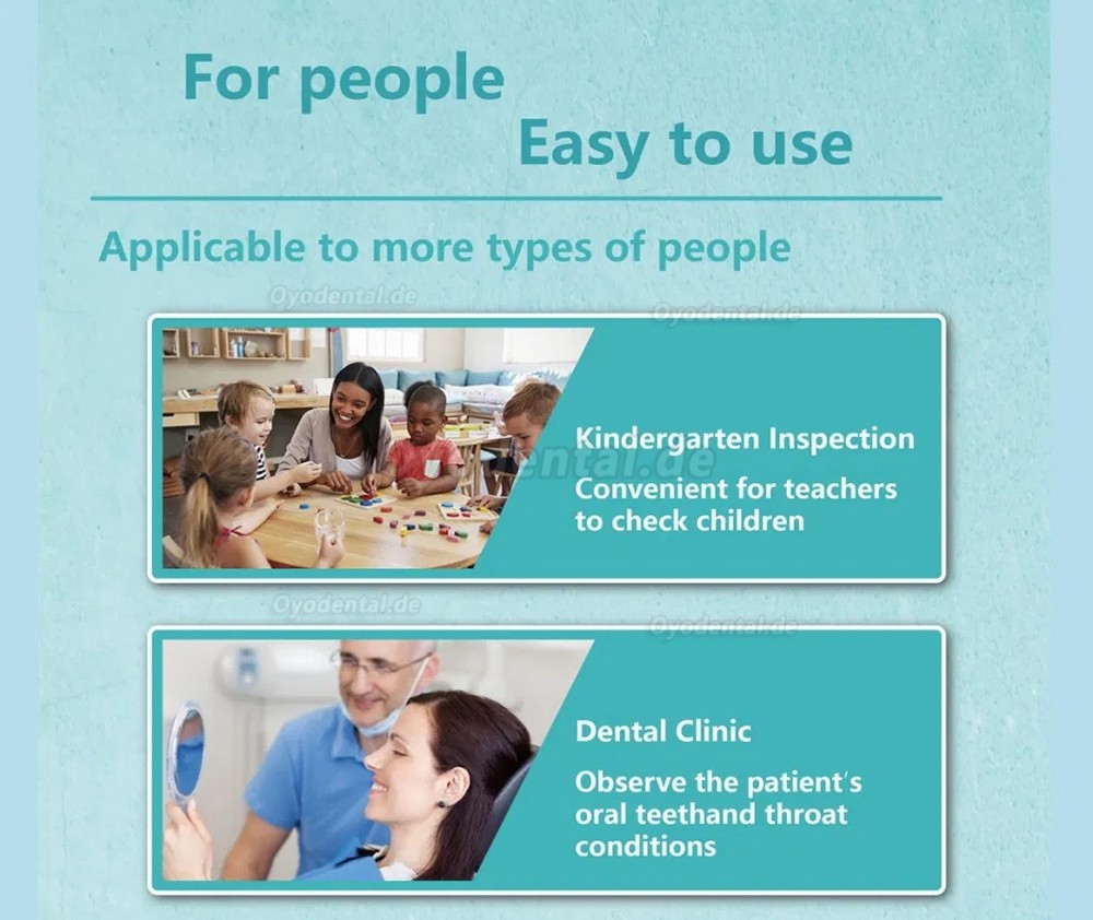 Wasserdichte Dental Wireless WiFi Intraoralkamera für den Heimgebrauch mit Mobiltelefonen