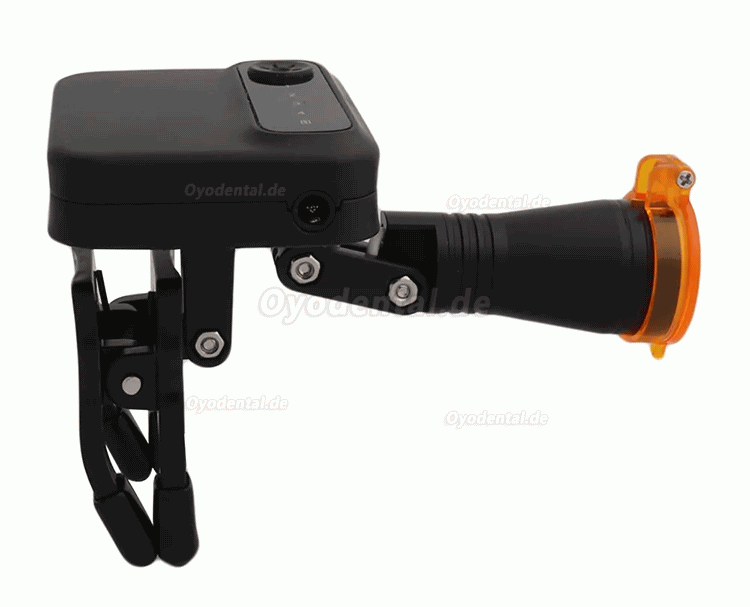 5W LED-Scheinwerfer kabellos mit 2 Batterien verstellbare Kopfleuchte für Dentallupen