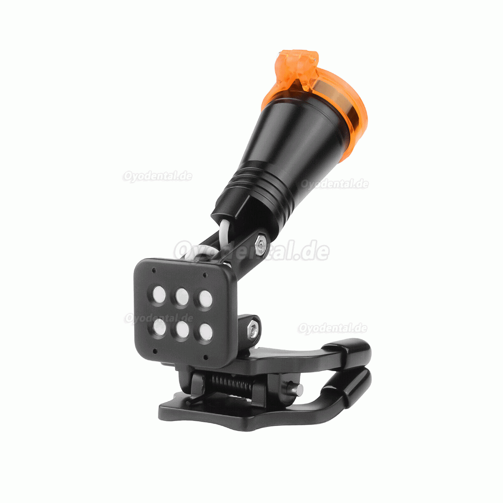 5W LED-Scheinwerfer kabellos mit 2 Batterien verstellbare Kopfleuchte für Dentallupen
