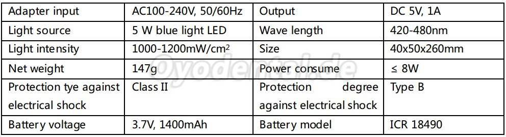 Woodpecker® LED.E Dental Polymerisationslampe kabellos LED-Lampe