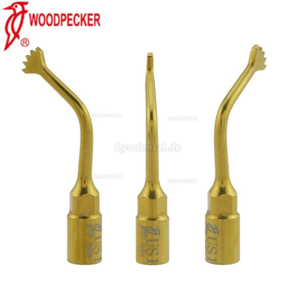 Woodpecker Zahnärztliche Ultraschall-Knochenchirurgie Spitzen US1 US2 Kompatibel mit EMS Woodpecker Mectron