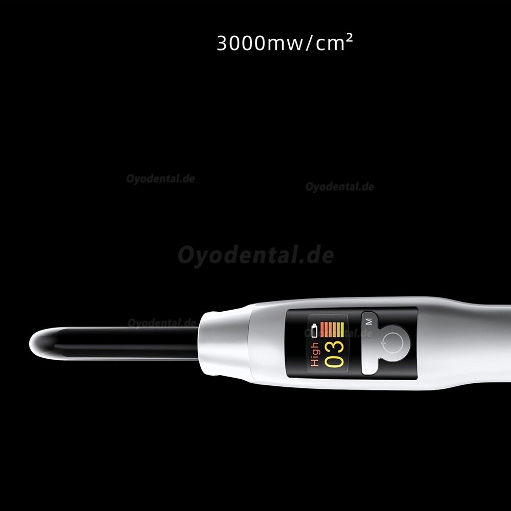 Woodpecker X-Cure Dentales LED-Polymerisationslampe Kabellos mit Karieserkennung 3000 mW/cm