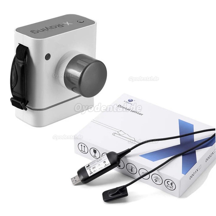 Tragbares Hochfrequenz-Zahnröntgengerät + Intraoral-Röntgensensor-Kit