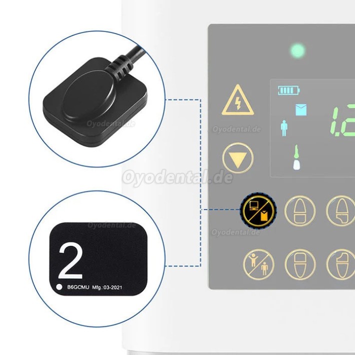 Tragbares Hochfrequenz-Zahnröntgengerät + Intraoral-Röntgensensor-Kit