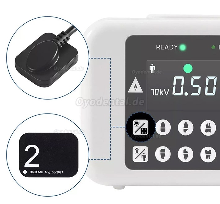 Tragbare handgeführte Dentalröntgenkamera und RVG-Röntgensensor-Kit