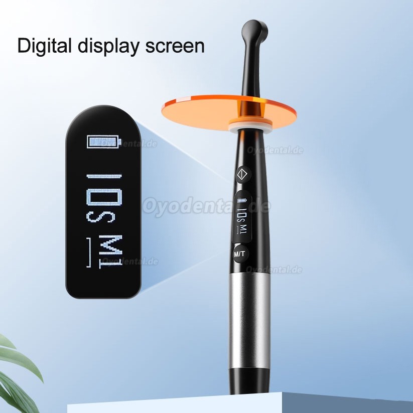 3H X-lite Q6 Ergonomisches Dental LED 1 Sekunde Polymerisationsgerät Kabellos mit Lichtmesser