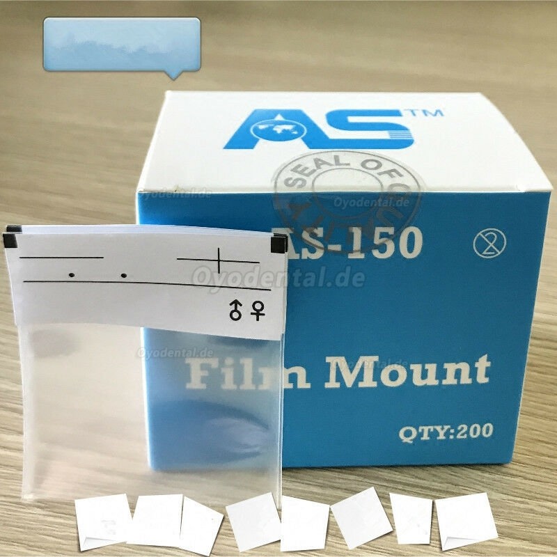 1000 Stück Dental-Röntgenfilmhalterungen Umschlaghüllen Lagerung 63*53mm
