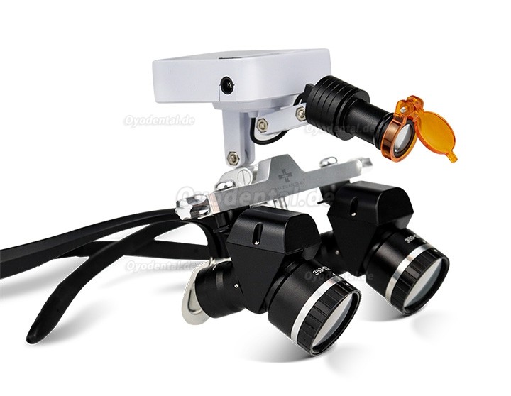 YWJ-MG11U 3.0X-5.0X Verstellbare Ergonomische Dentalchirurgische Lupenbrille Ergo-Lupen mit 5W LED-Kopflampe