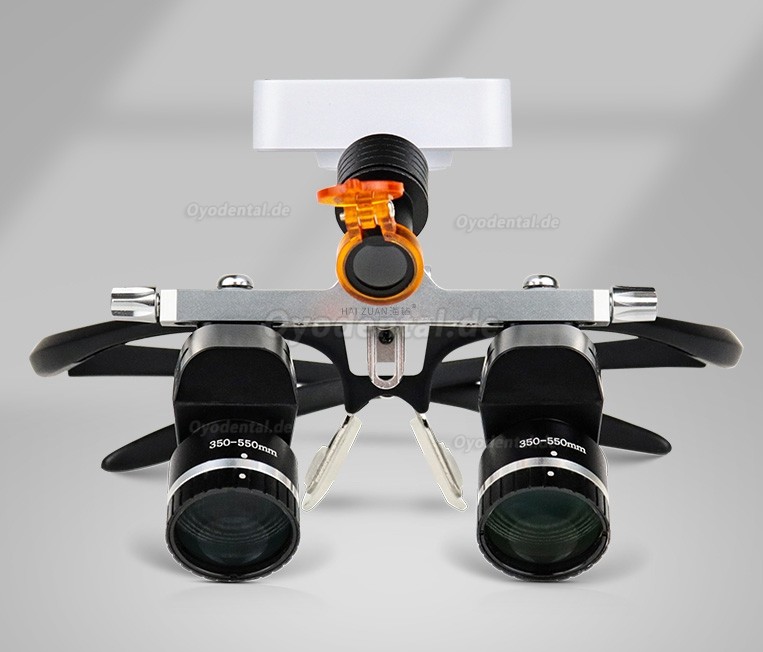 YWJ-MG11U 3.0X-5.0X Verstellbare Ergonomische Dentalchirurgische Lupenbrille Ergo-Lupen mit 5W LED-Kopflampe