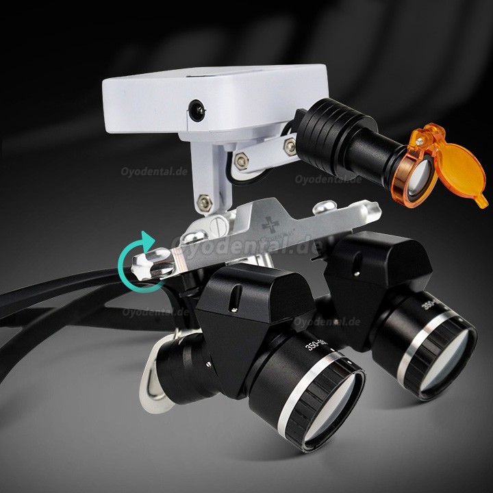 YWJ-MG11U 3.0X-5.0X Verstellbare Ergonomische Dentalchirurgische Lupenbrille Ergo-Lupen mit 5W LED-Kopflampe