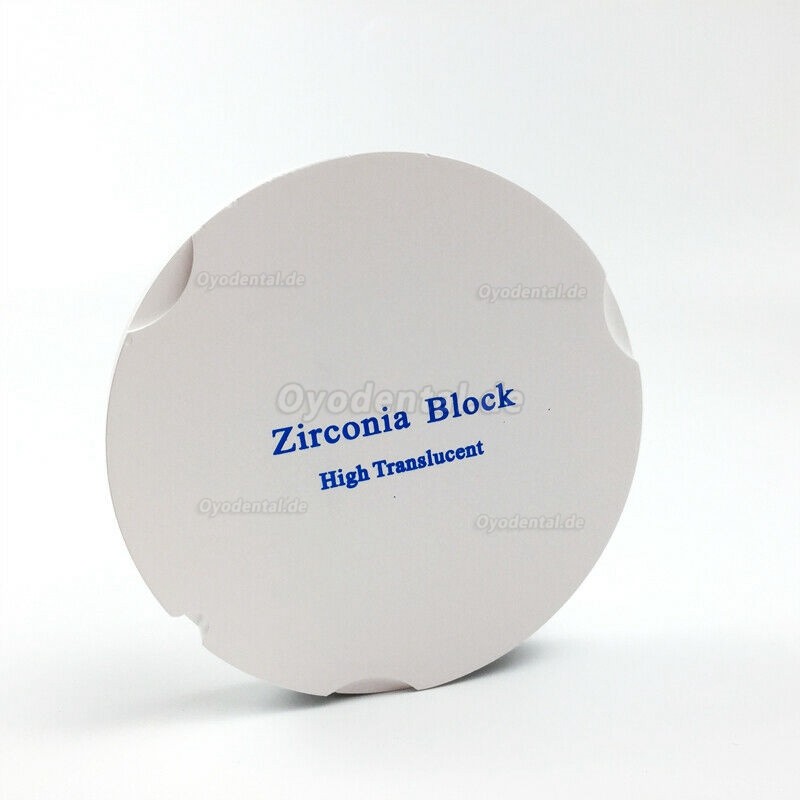Dentale Zirkon Rohlinge-Keramikblöcke Zirkonzahn Ronden für das ZirkonZahn-System OD95mm ST/HT