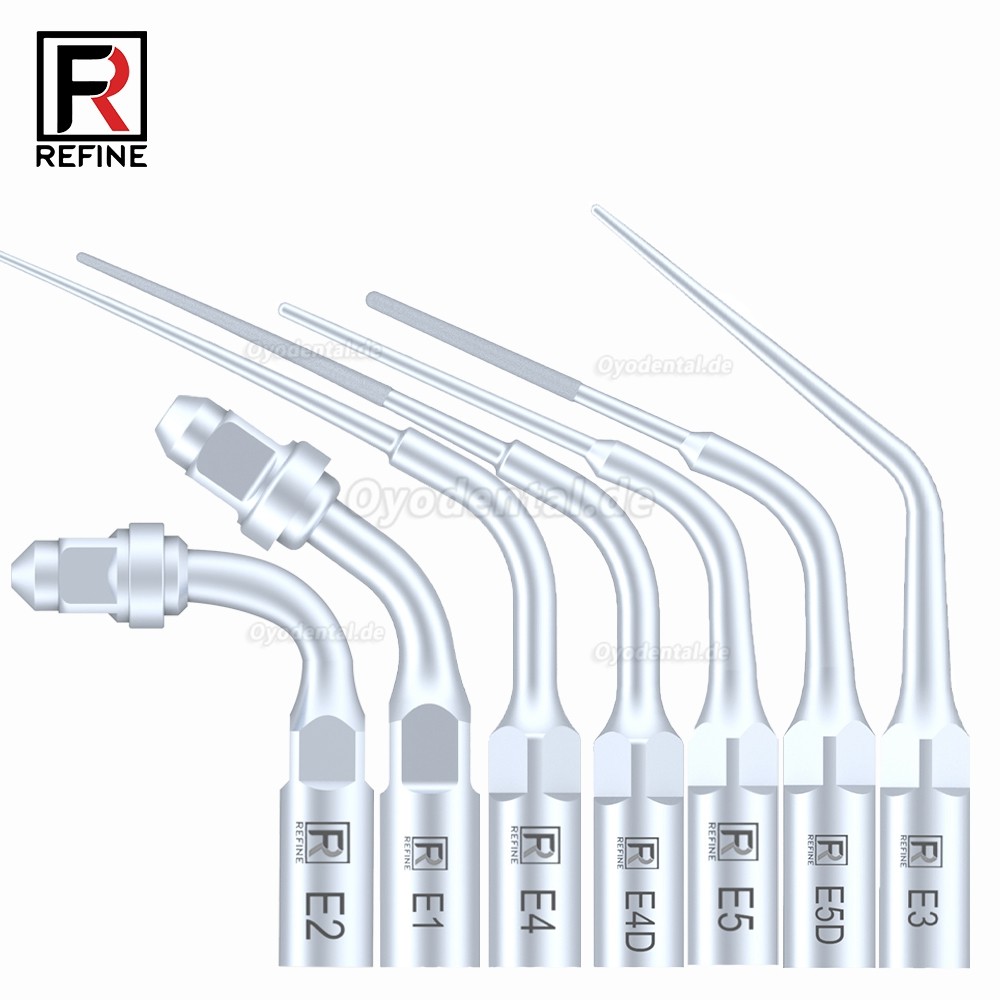 5 Stück Ultraschallspitzen für implantate E1 E2 E3 E4 E4 E6 E7 E8 E9 E10 E11 E14 E15 Kompatibel mit REFINE EMS MECTRON W