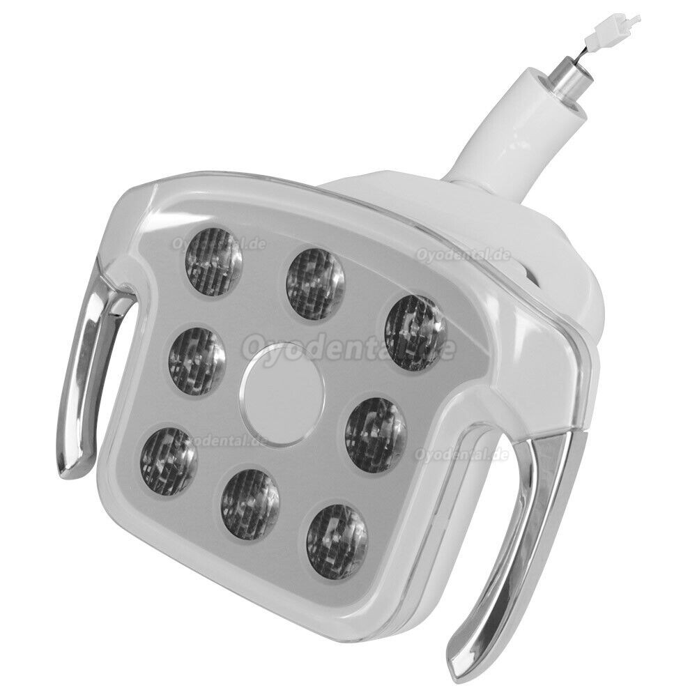 Zahnärztliche LED-Oralchirurgieleuchte Schattenlose Untersuchungsleuchte 8 LEDs für Behandlungsstuhl