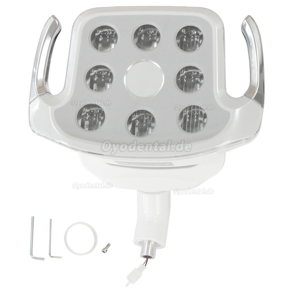 Zahnärztliche LED-Oralchirurgieleuchte Schattenlose Untersuchungsleuchte 8 LEDs für Behandlungsstuhl
