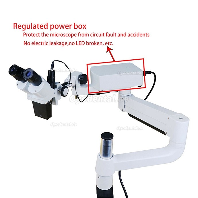 10X Endodontisches Mikroskop für zahnärztliche Chirurgie mit LED-Licht für Behandlungsstuhl 10X Endodontisches Mikroskop für zahnärztliche Chirurgie mit LED-Licht für Behandlungsstuhl