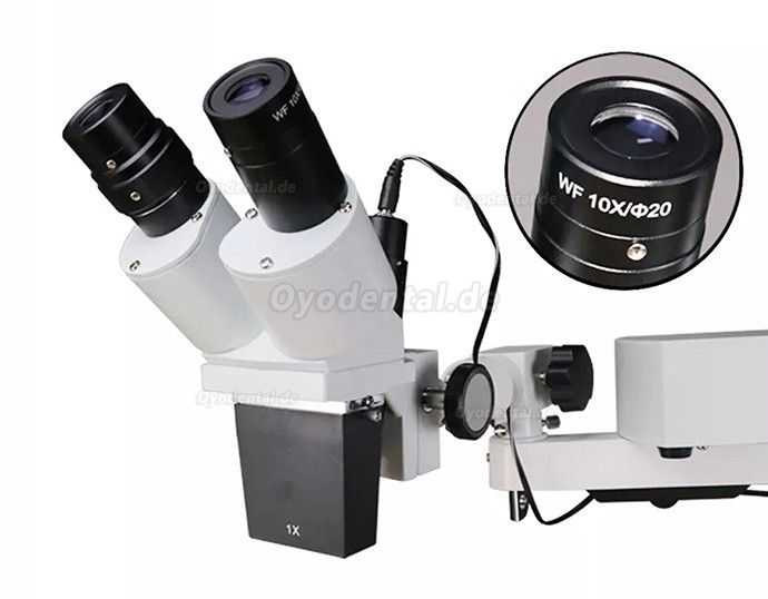 10X/15X/20X Dental Operating Endo Microscope Endodontic Surgical Microscope Table Desk Mounted