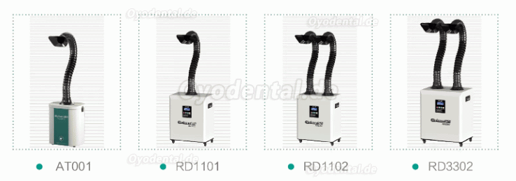 Ruiwan AT001 80 W tragbarer Mini-Dampfabsauger für die Laserherstellung von Schmucklöten im Labor