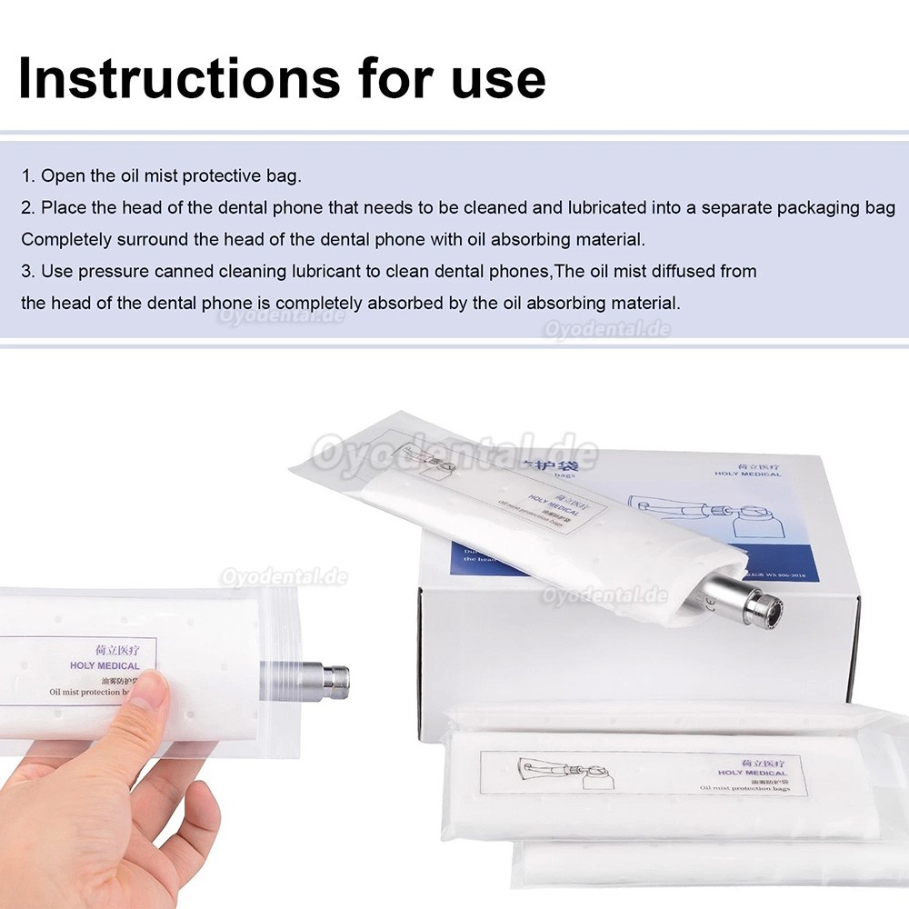 Dental Handst&uuml;ck &Ouml;lnebelschutzbeutel Ersatzteil f&uuml;r Handst&uuml;ck Schmier&ouml;lsystem