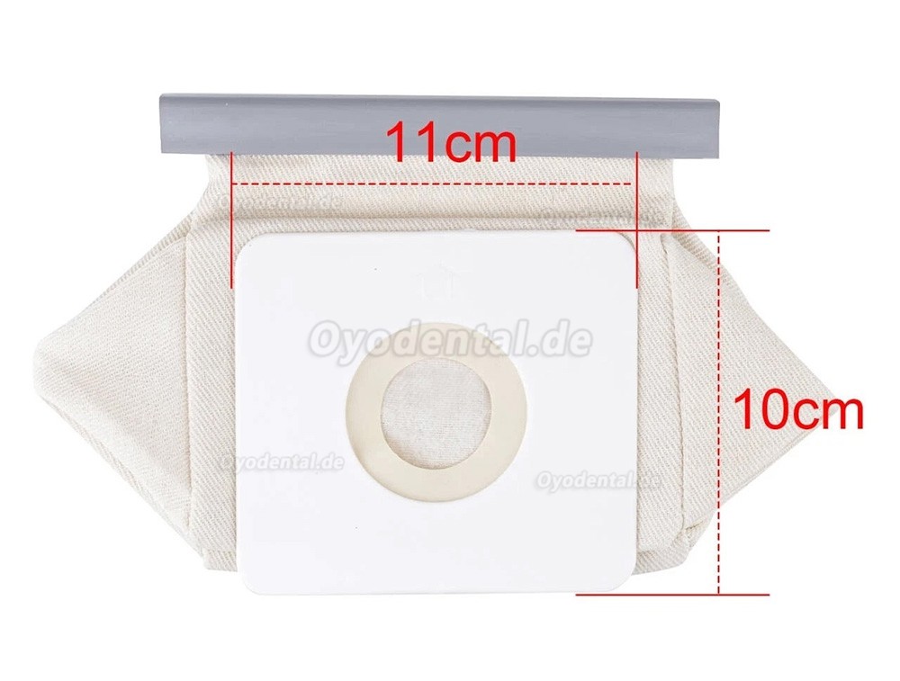 5-teilige Wiederverwendbare Staubbeutel Ersatzbeutel f&uuml;r Dentallabor Absauganlage