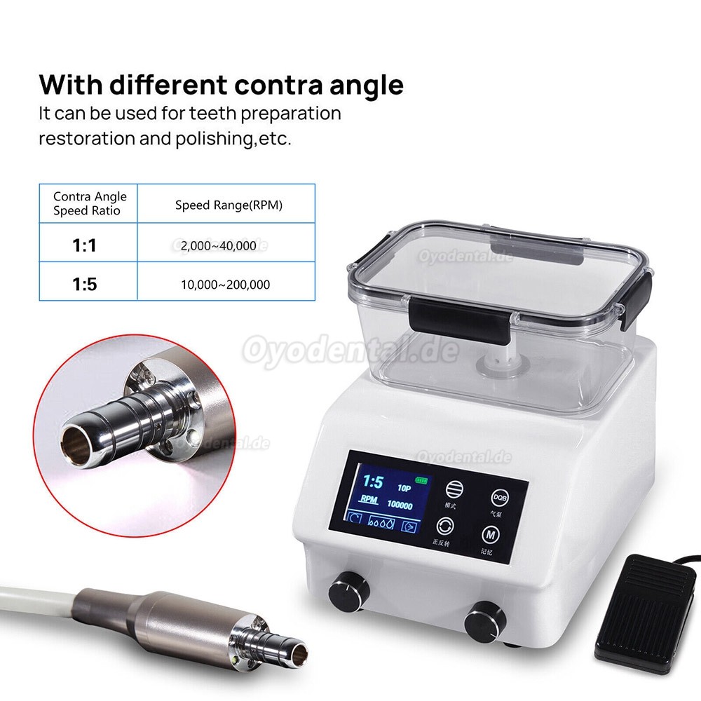 Tragbarer Elektrischer Dental Mikromotor mit Automatischer Wasserversorgungsflasche